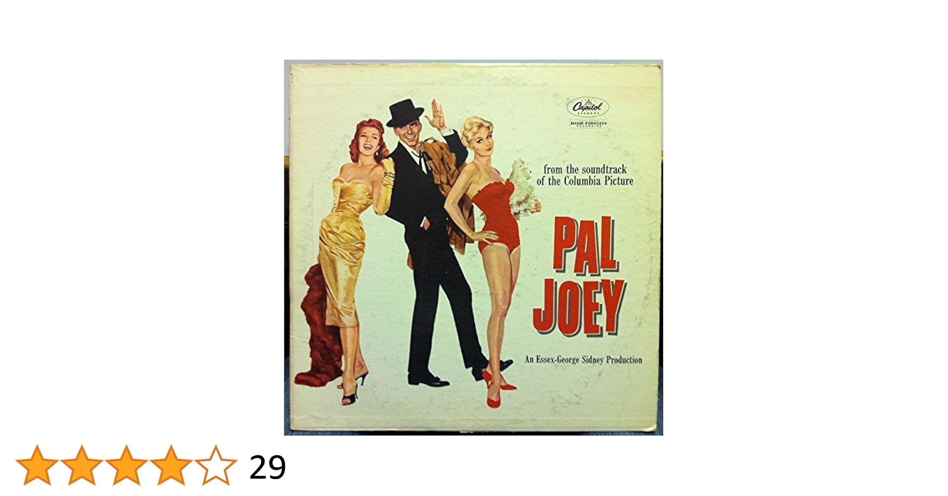 Pal Joey Original Soundtrack 英盤LP 1stプレス Pal Joey Original Soundtrack 英盤LP 1stプレス - メルカリ